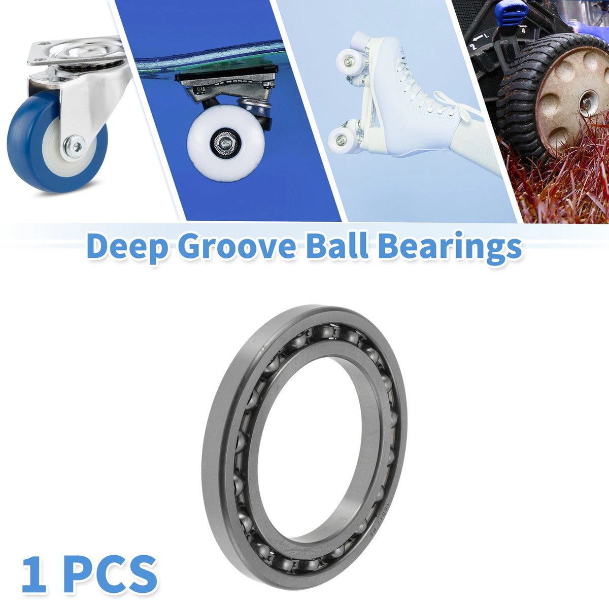 Deep Groove Ball Bearing 85x130x14mm for Scooter Skateboard (1Pc)