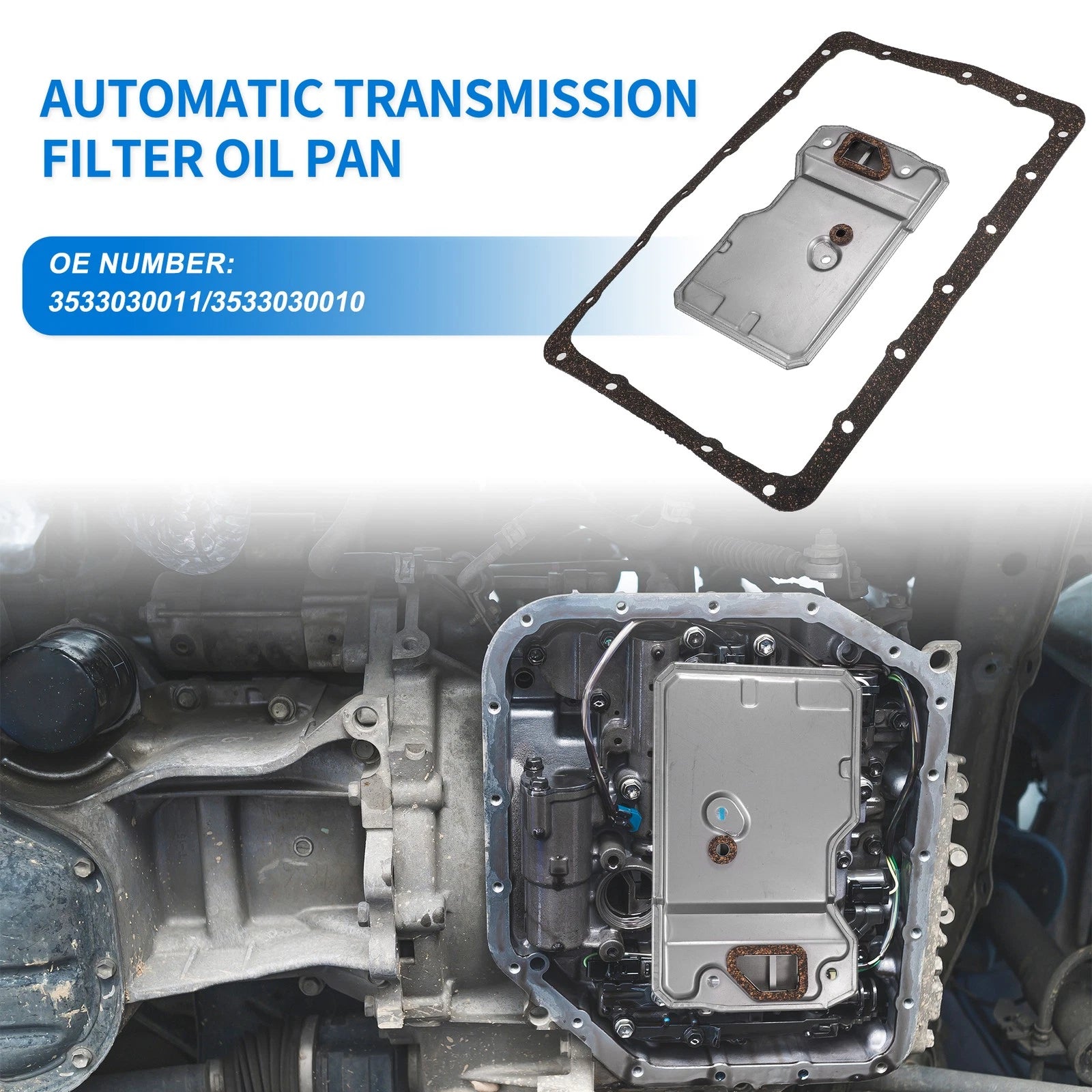 Transmission Filter Oil Pan Gasket Kit Replacement for Toyota 4Runner (2003–2009)