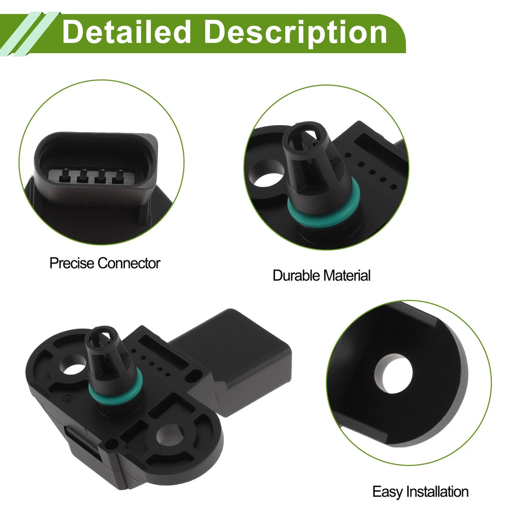 MAP Sensor for Audi A3 Quattro (2008–2009) No. 07C906051