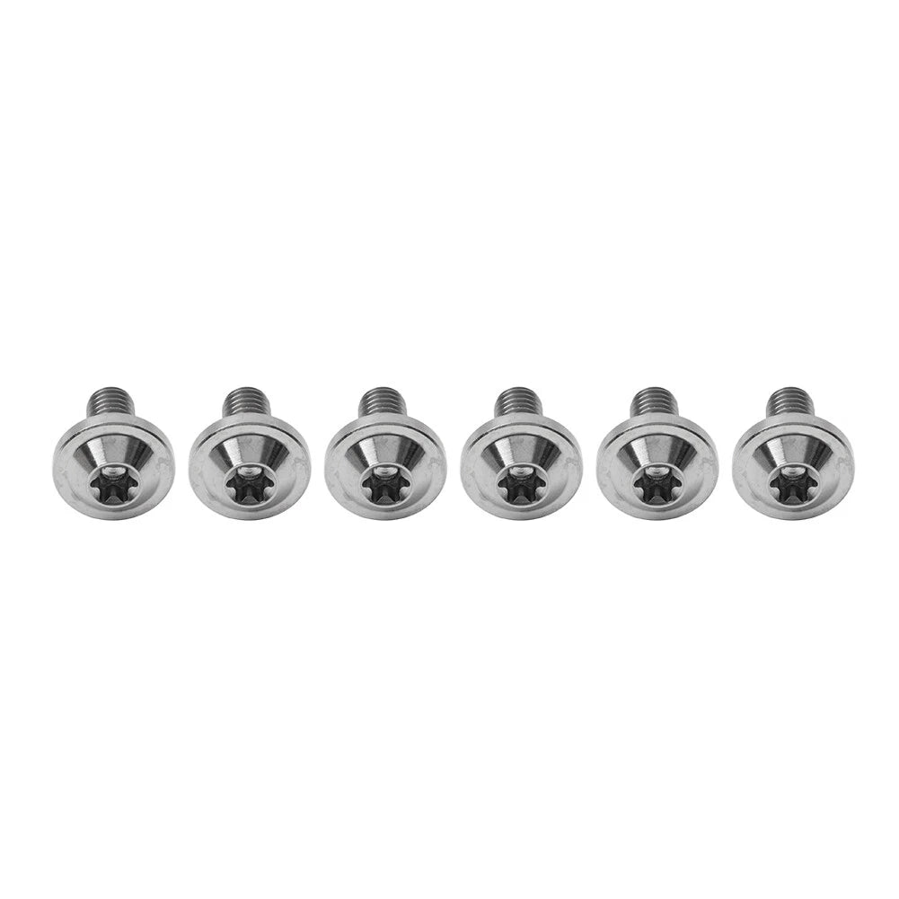 Set of 6 Titanium M5 Truss Torx Bolts M5x10mm for Motorcycle