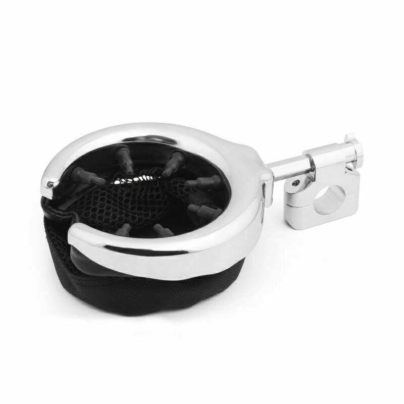 1" Handlebar Cup Holder for Hy T9 (Universal) - Chrome