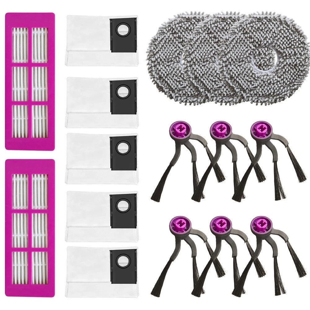 Set of 4 Mop Cloths for Home Floor Cleaning Robot