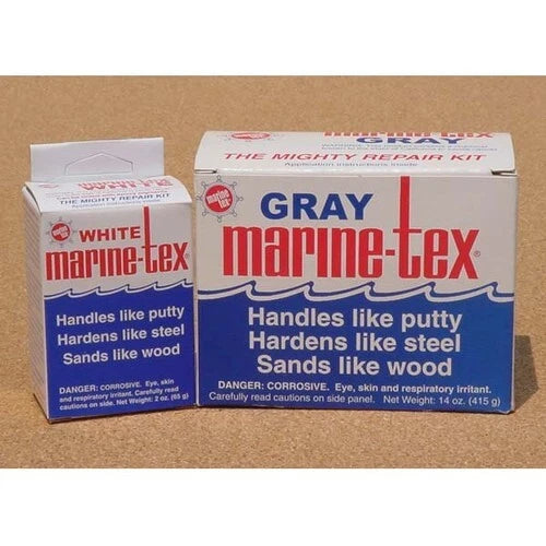 Marine Tex Epoxy Putty Repair Kit Gray 14Oz RM302K