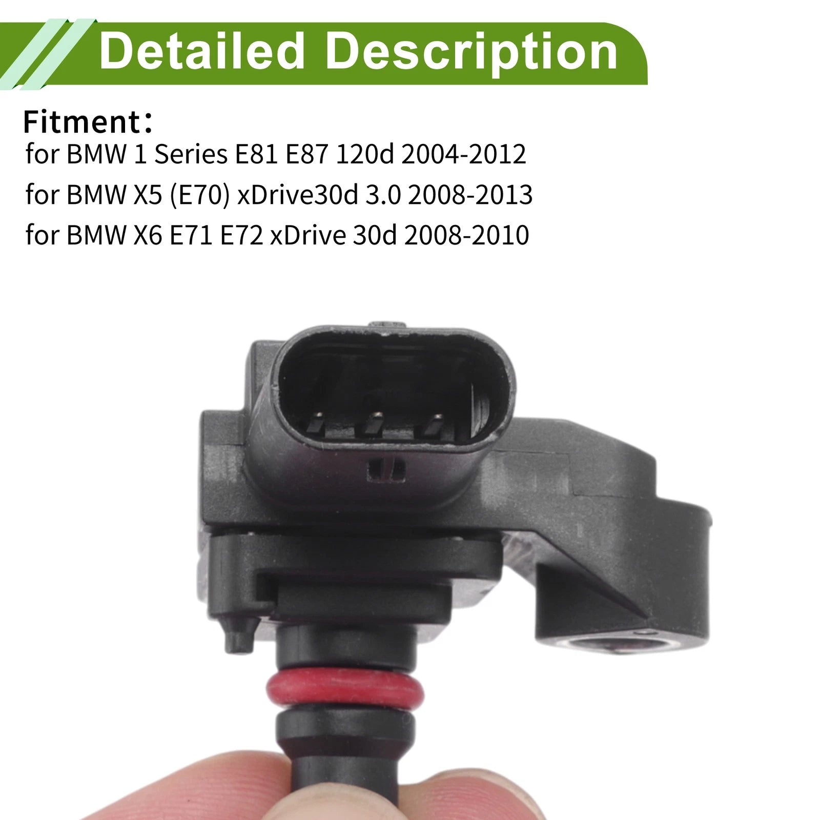 MAP Sensor for BMW 1 Series E81 E87 (2004–2013) - Part No. 13628637896