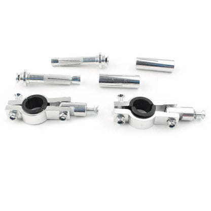 Handlebar Hand Guard Bracket Mount for Motorcycle (22mm/28mm) Set of 4