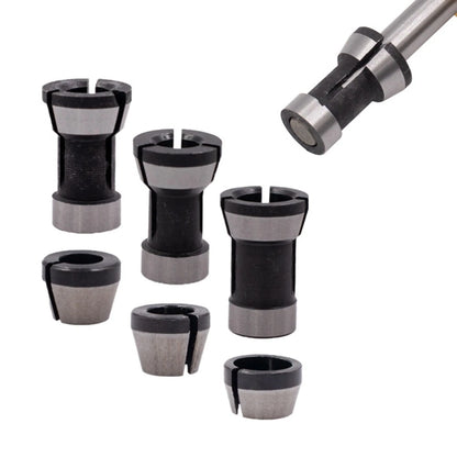 6pcs Collet Chuck Set for Router Trimming and Engraving Tool