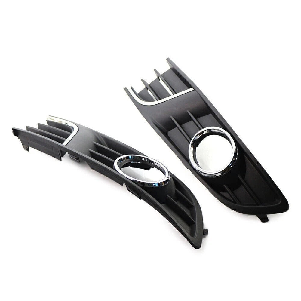 Pair Front Bumper Fog Light Covers for VW Polo (2011–2013)