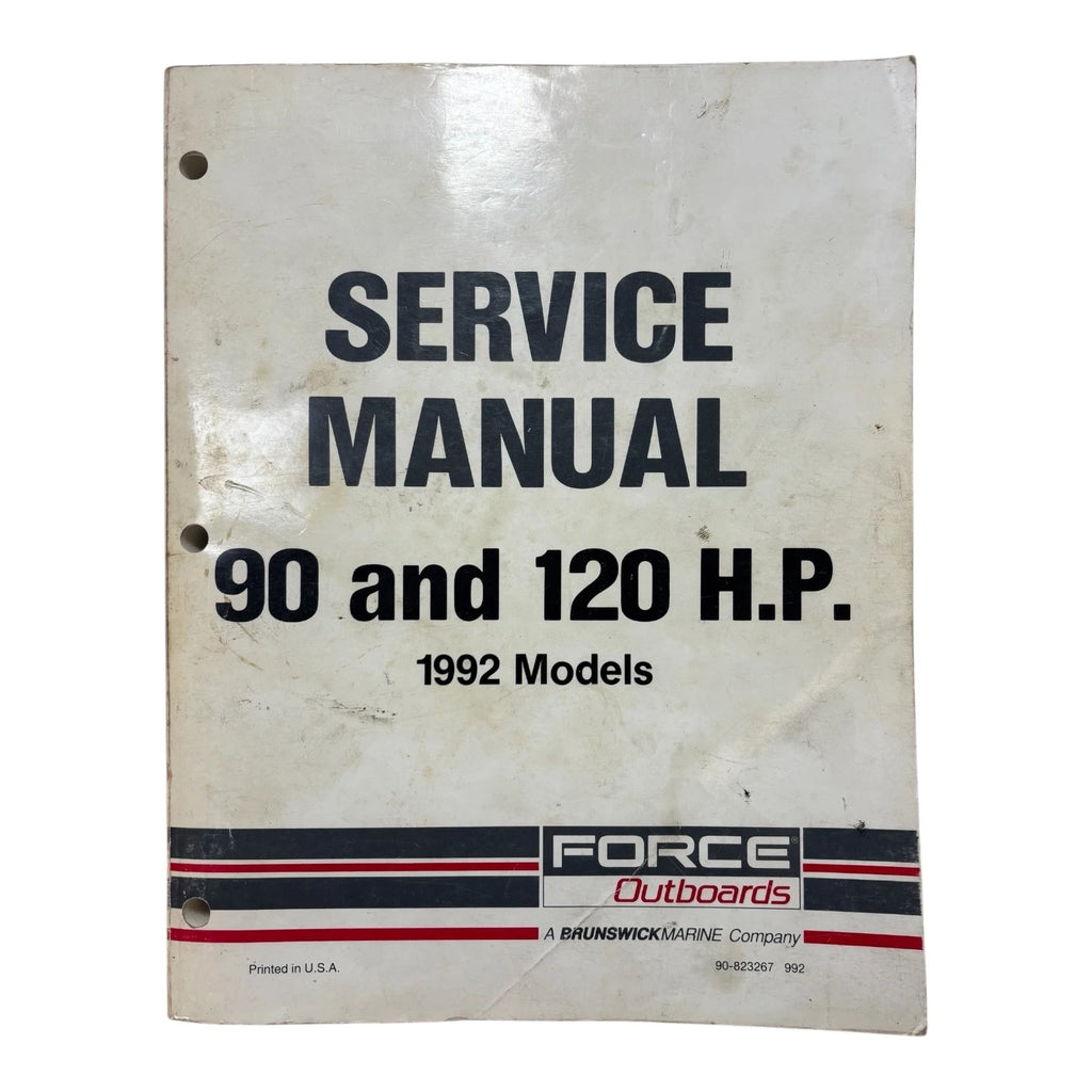 Service Manual for Force Outboards 90-823267 (1992)