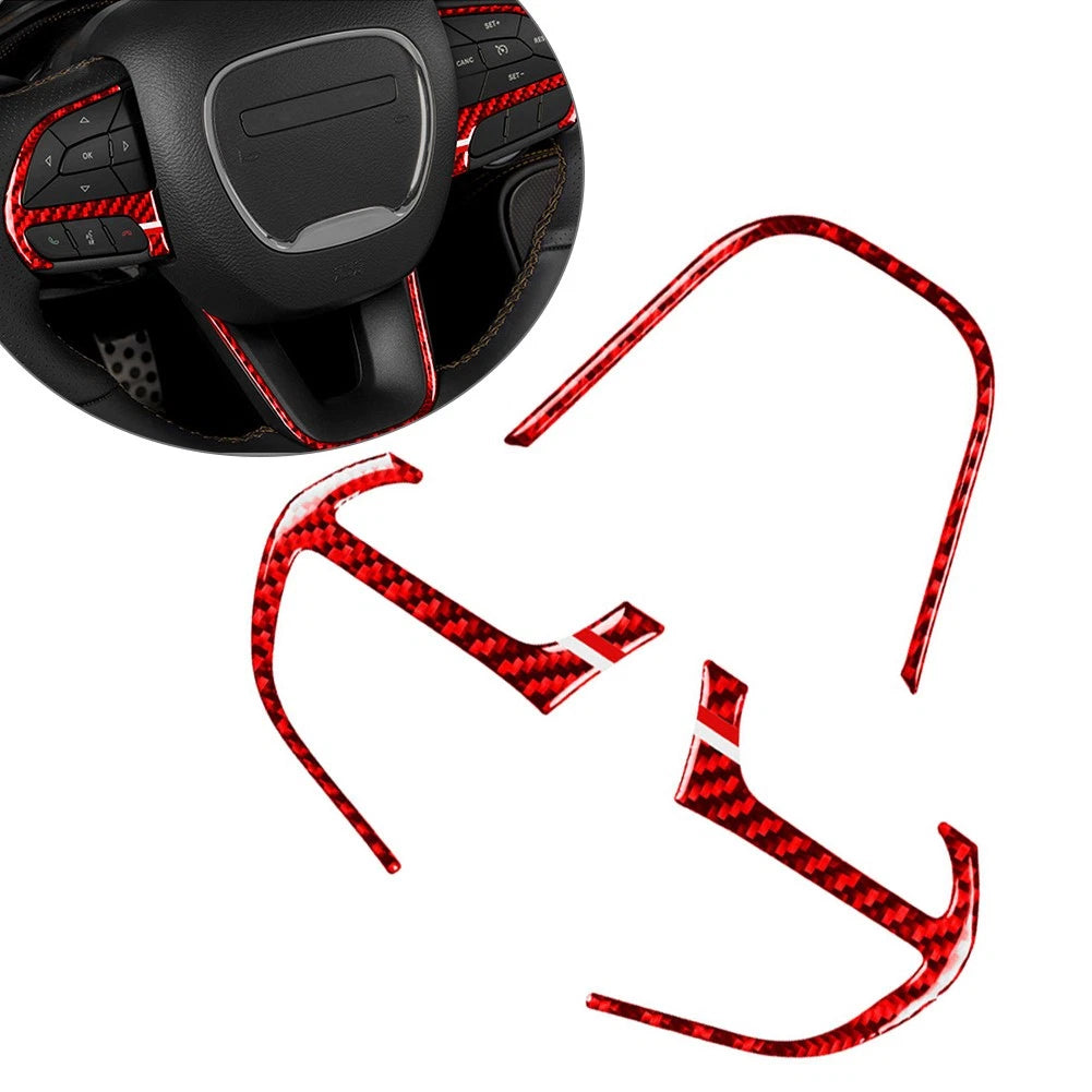 Steering Wheel Cover for Dodge Challenger Charger Durango Jeep (Fits 2008–2023)