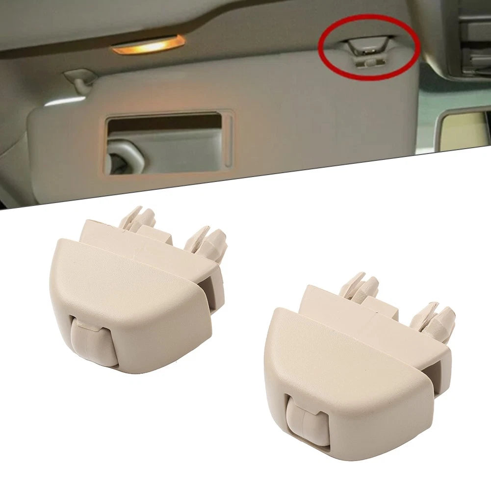 2X Sun Visor Support Retainer Hook Clip for Volkswagen Passat, Audi A6 C6