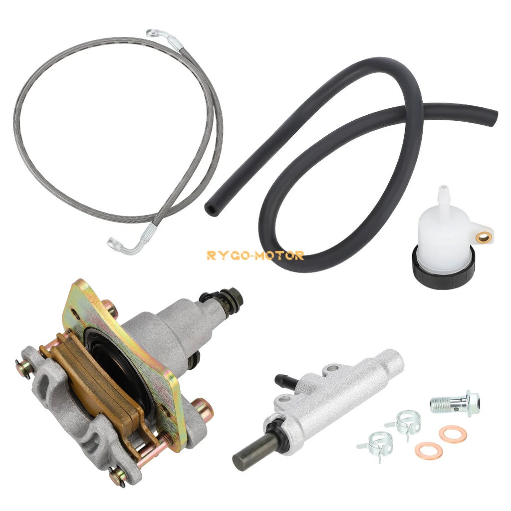 Rear Brake Master Cylinder & Caliper & Hose for Polaris Trail Boss 330 (2010–2013)
