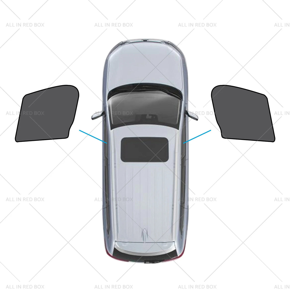 2X Car Window Sun Shades for Mazda CX-9 (2016–2025) UVA & UVB Protection