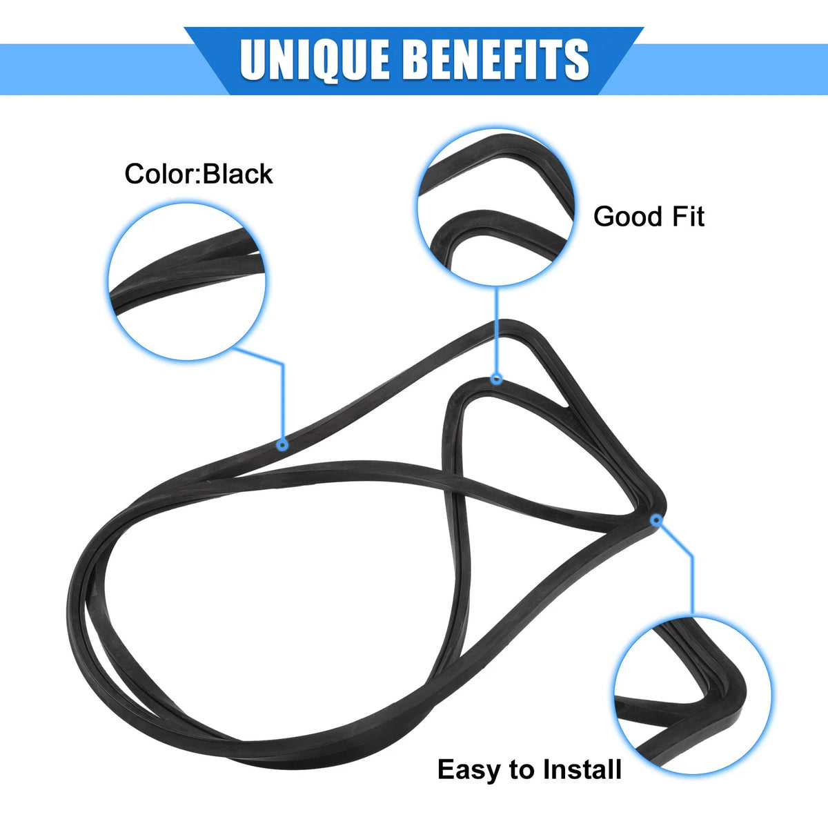 Valve Cover Gasket Replacement for Dodge Ram Truck (1999–2002) Rubber