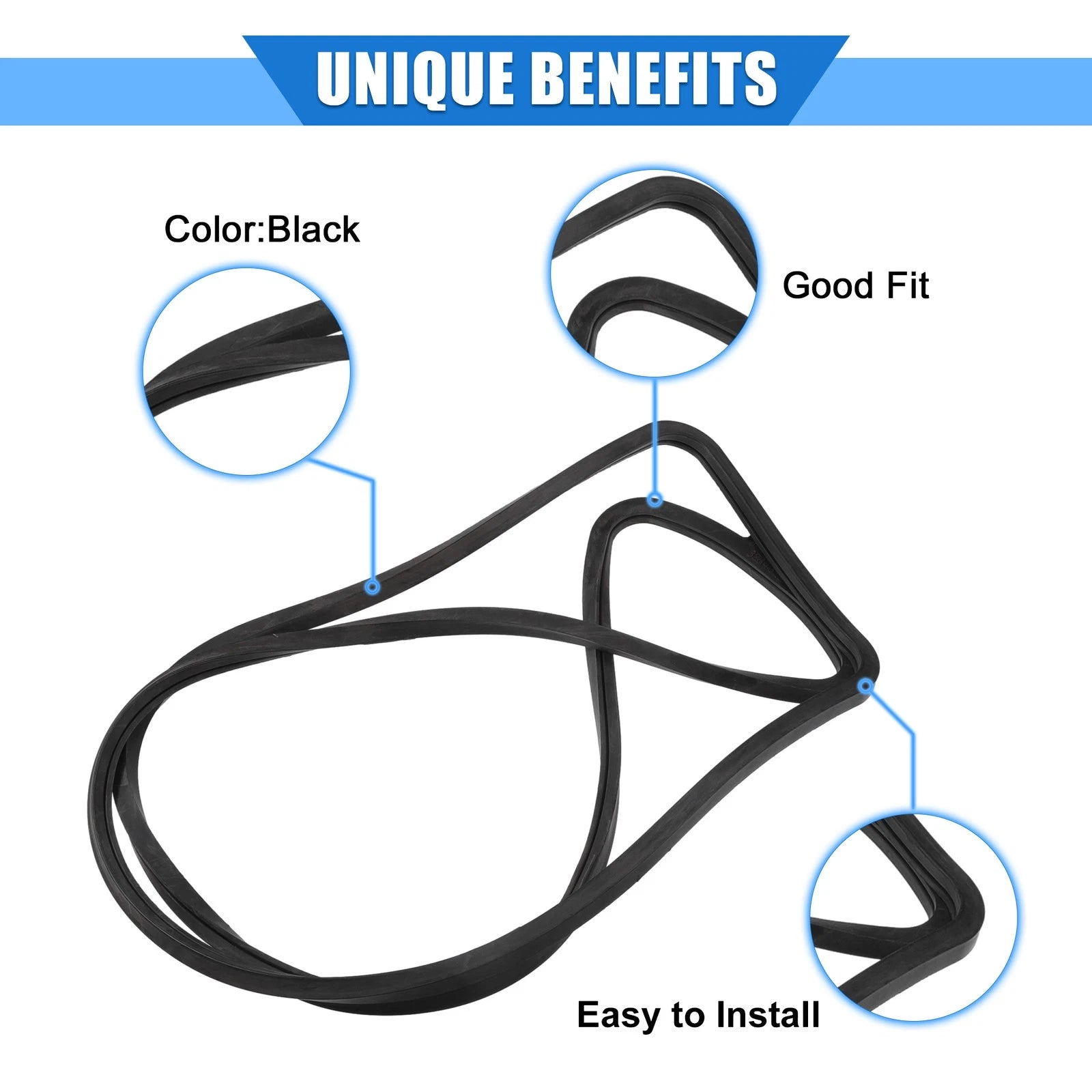 Valve Cover Gasket Replacement for Dodge Ram Truck (1999–2002) Rubber