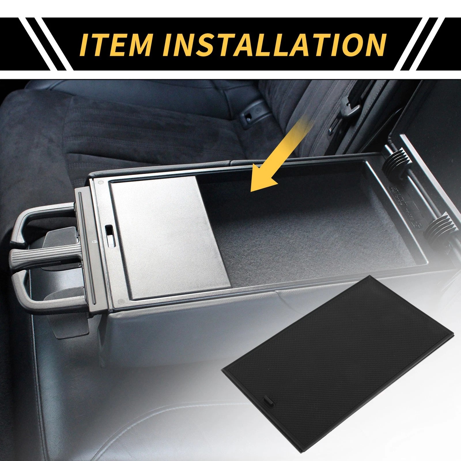 Center Console Organizer Pad Replacement for Chevy Silverado 1500 Sierra (2014–2018)