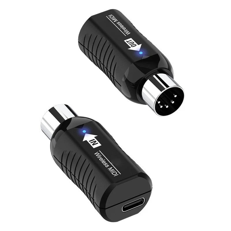 Rechargeable Midi Wireless Receiver Transmitter for Digital Piano Keyboard
