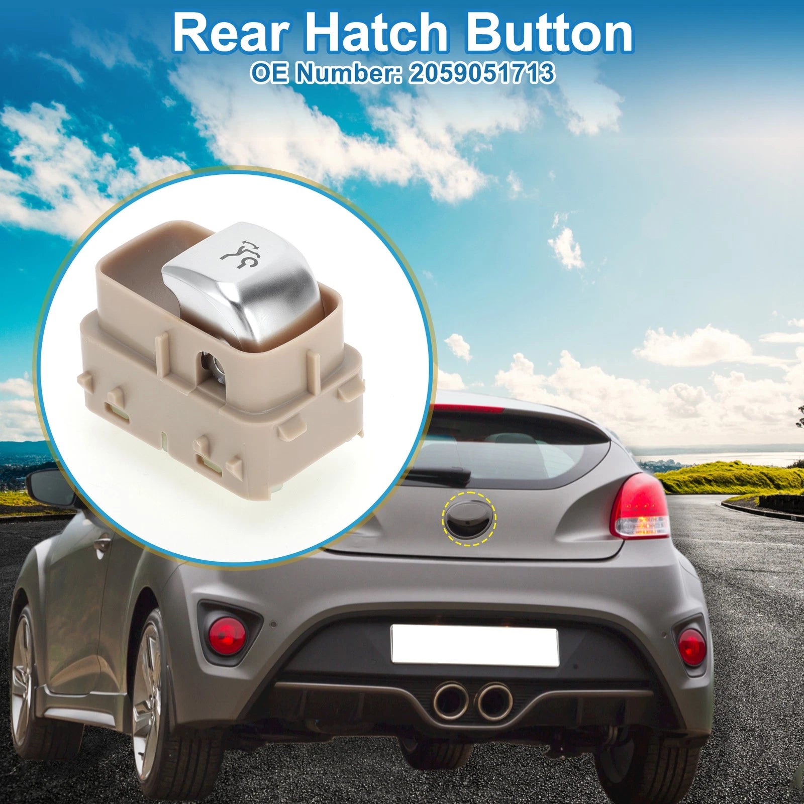 Trunk Release Switch Replacement for Mercedes C300 C400 C63 (2015–2021)