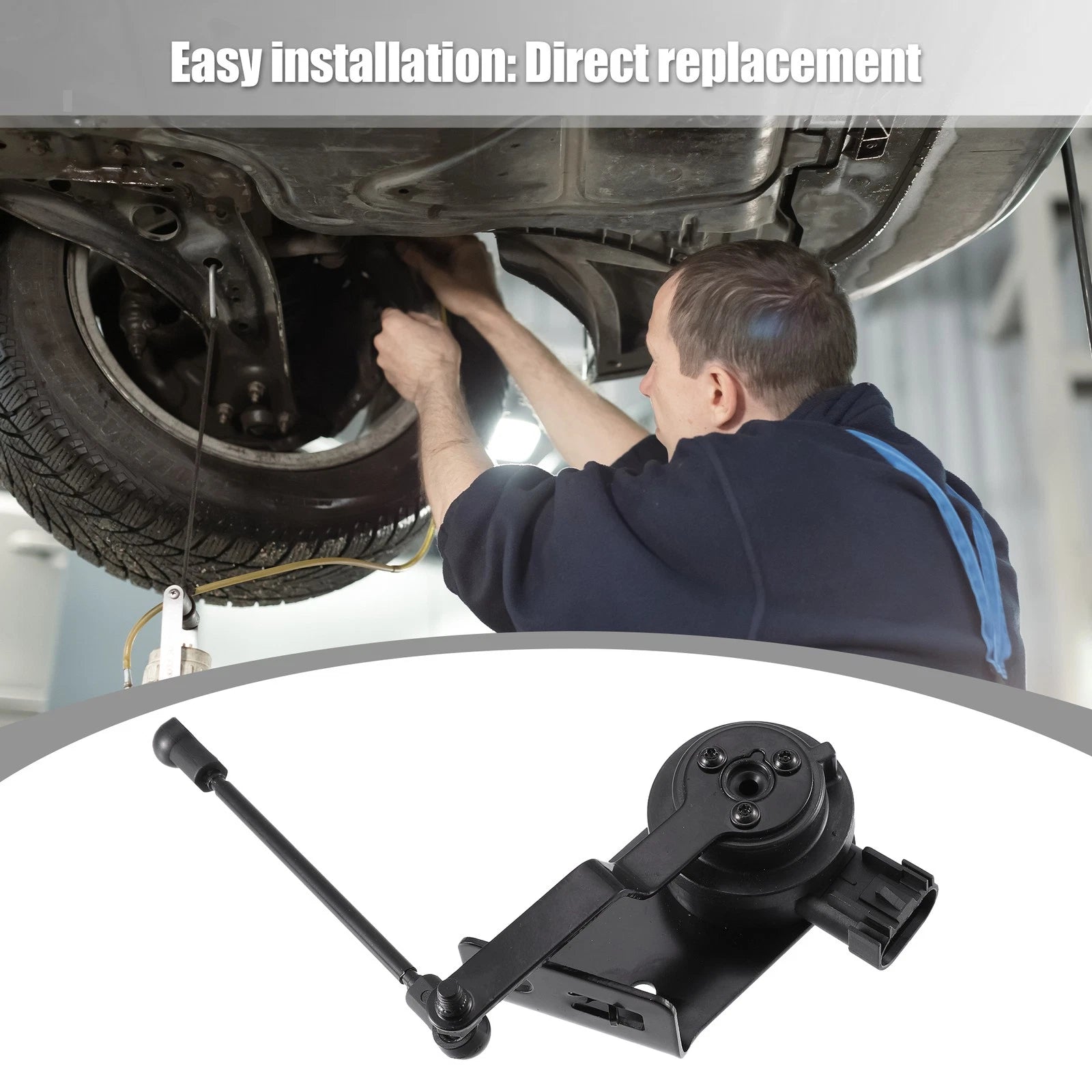Air Suspension Ride Height Level Sensor Front Left Replacement for Cadillac (2000–2010)