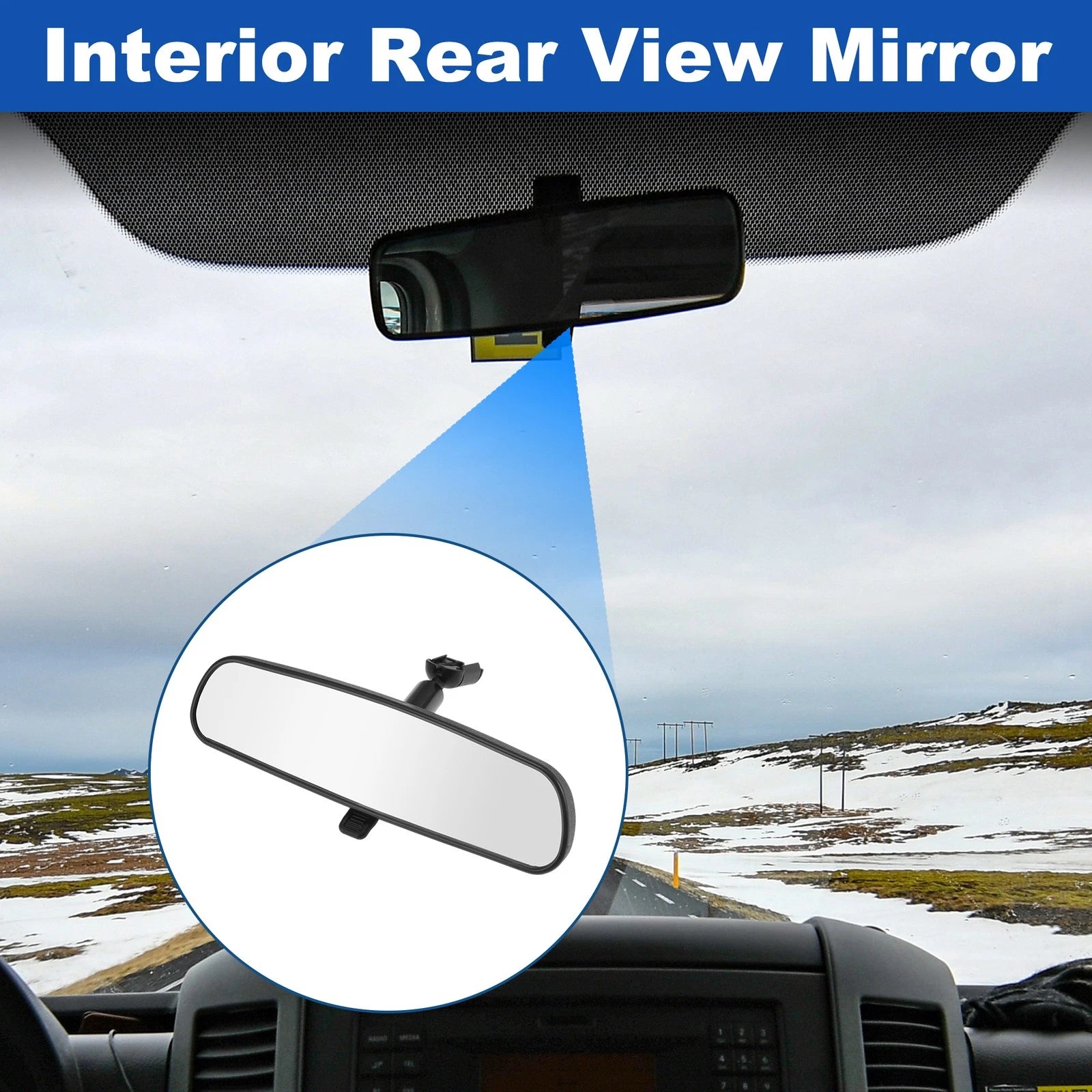 Interior Rearview Mirror Replacement for Ford Escape (2001–2019) Embedded