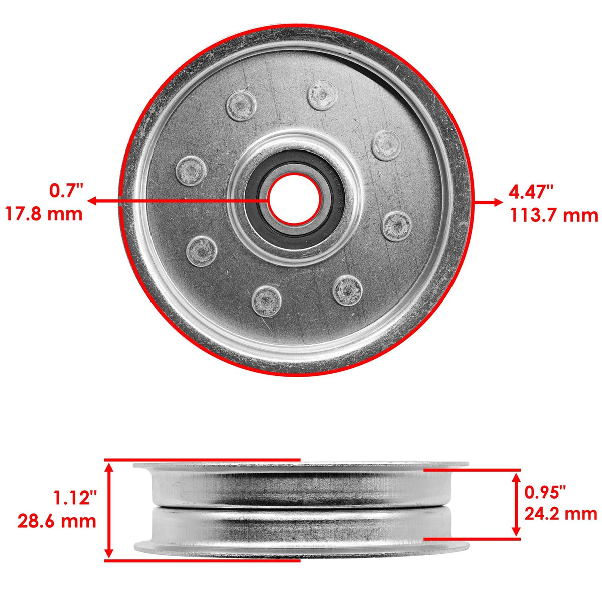 Deck Sheave Pulley Replacement for John Deere ZTrak Z850A Z860A (2008–2018)
