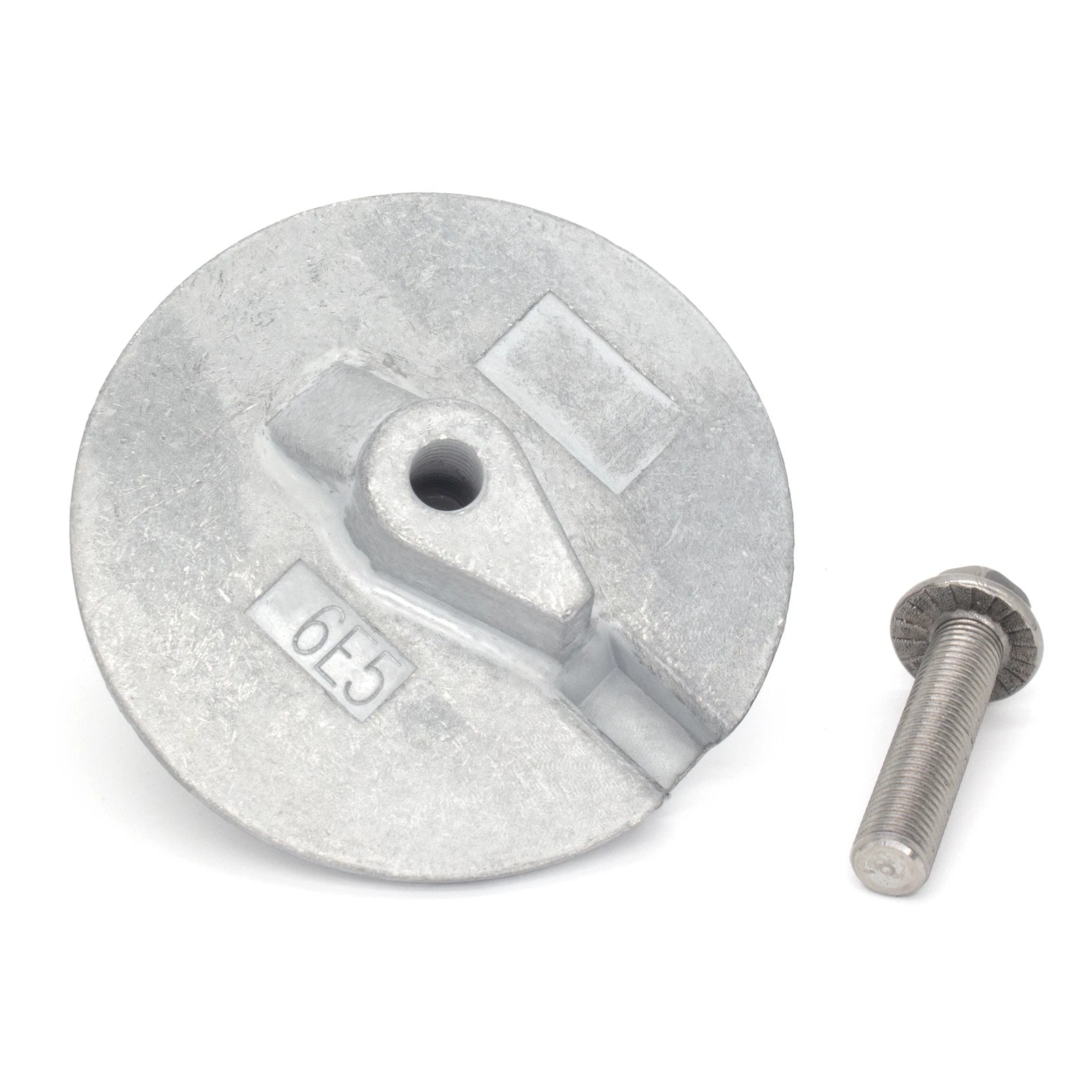 6E5-45371-01 Trim Tab Anode with Bolt for Yamaha 115 130 HP Outboard (1990–2023)