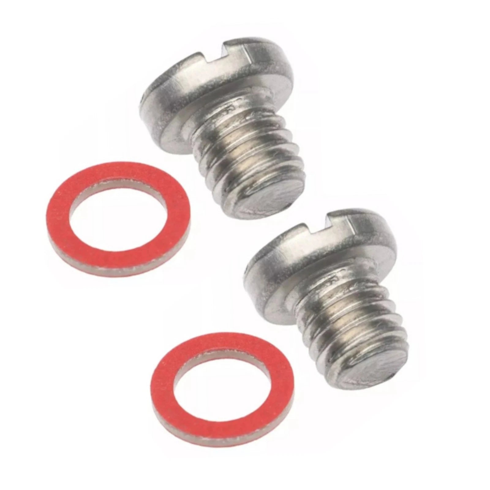 2X Slot Head Drain Fill Plug Screw & Gasket Kit for Yamaha Outboards (Lower Unit)