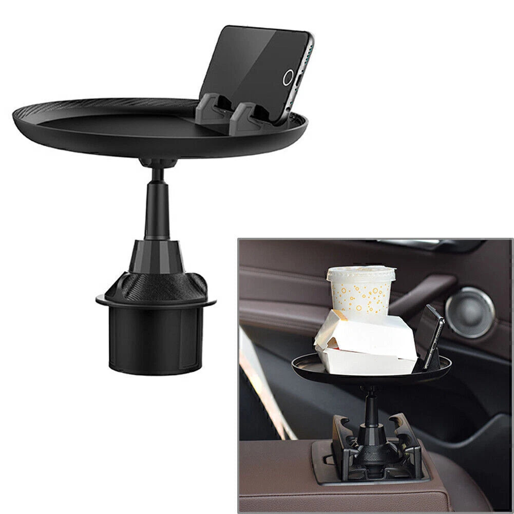 Cup Holder Tray Table for Car (Fits Most Models)