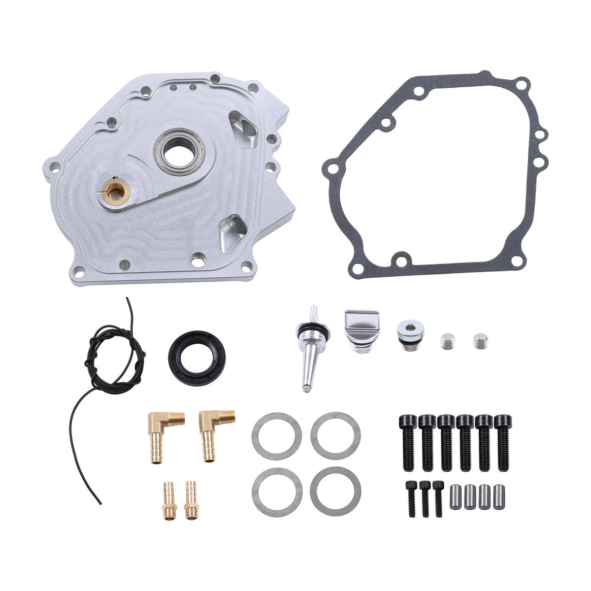 Dual Bearing Billet Side Cover for Predator 212cc Non-Hemi (2016–2023)