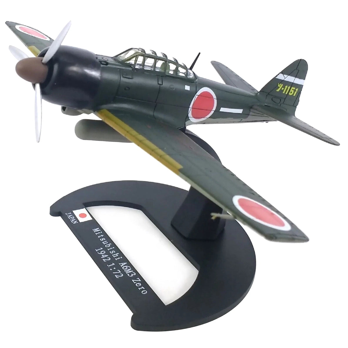 1/72 A6M3 Zero Fighter Model for WWII Japan (1942)