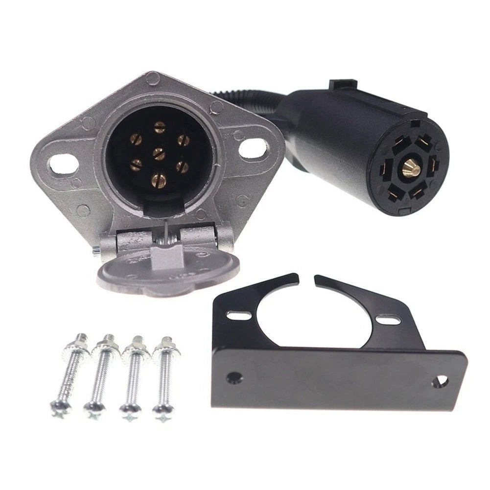 7 Pin Trailer Adapter for Blade to Round Socket Conversion