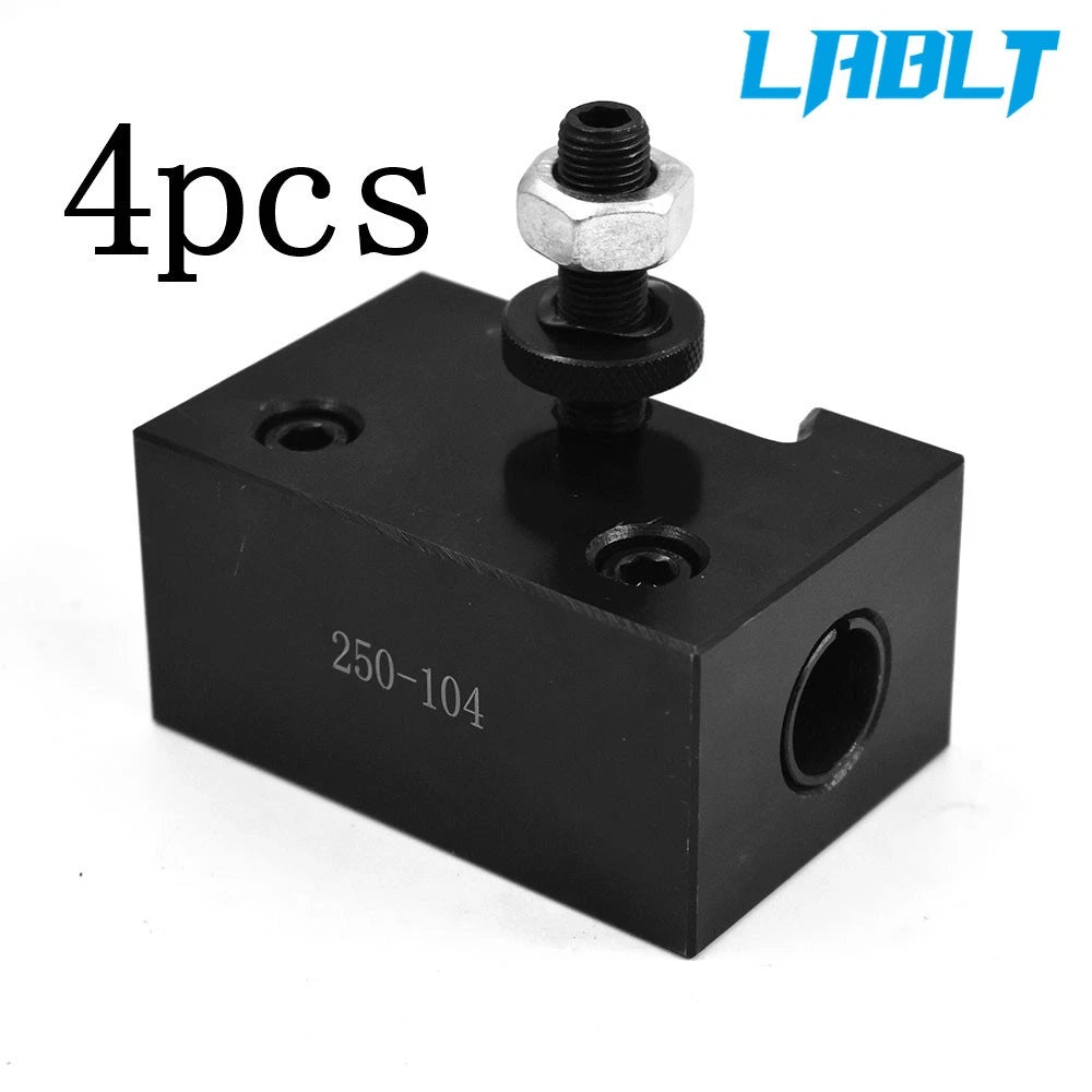 4X Quick Change Heavy Duty Boring Bar Tool Post Holder for LABLT AXA 250-104