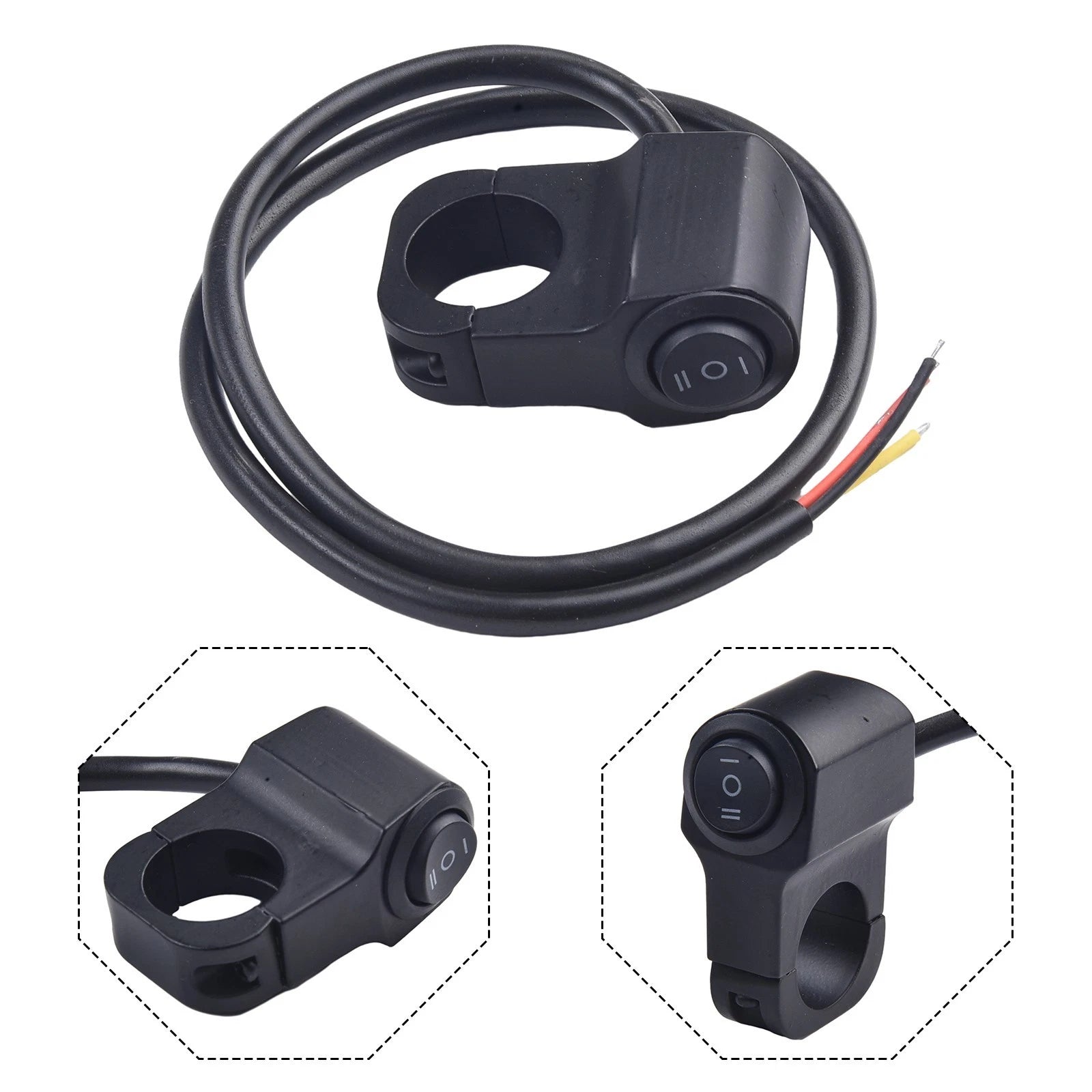 12V Motorcycle Headlight Switch for Handlebar (Universal Fit)