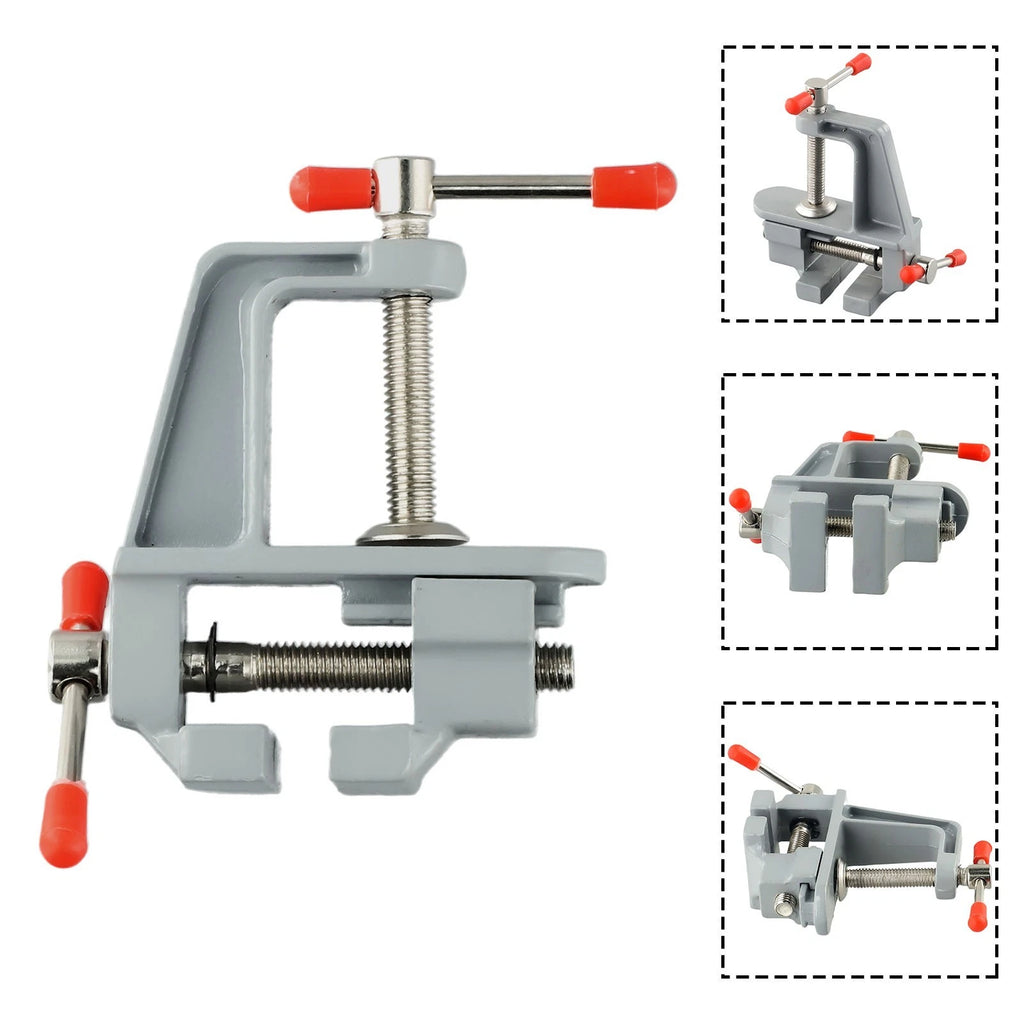 Table Vise for Woodworking (Aluminum, Black)
