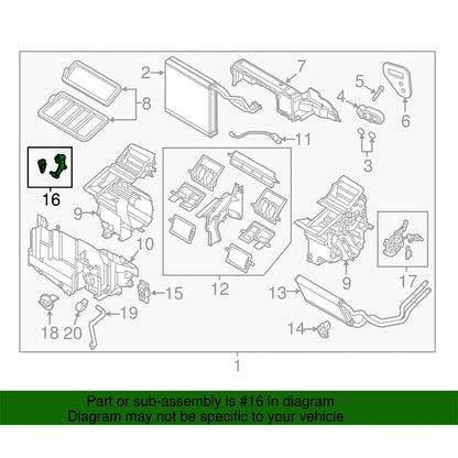 Temperature Link Set Assembly for Mazda 3 (2014–2018) BHS2-61-A20A