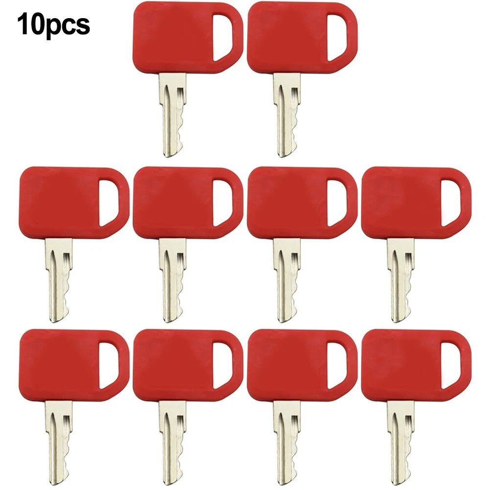 10X Ignition Key Set for Heavy Equipment AT195302 OEM Replacement