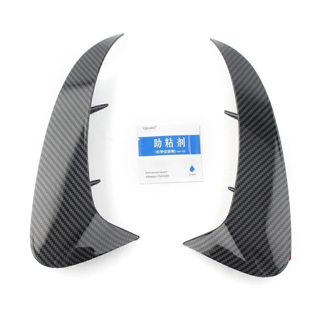 Carbon Look Rear Bumper Fins for Benz A Class V177 A220 (2019–Present)