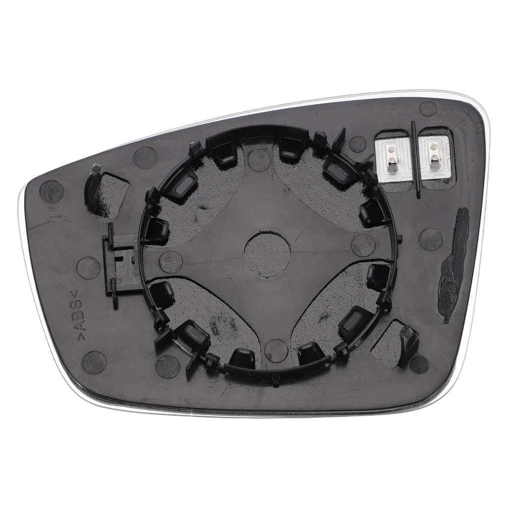Right Side Heated White Mirror Glass for Skoda Rapid (2013–2020)