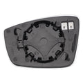 Right Side Heated White Mirror Glass for Skoda Rapid (2013–2020)