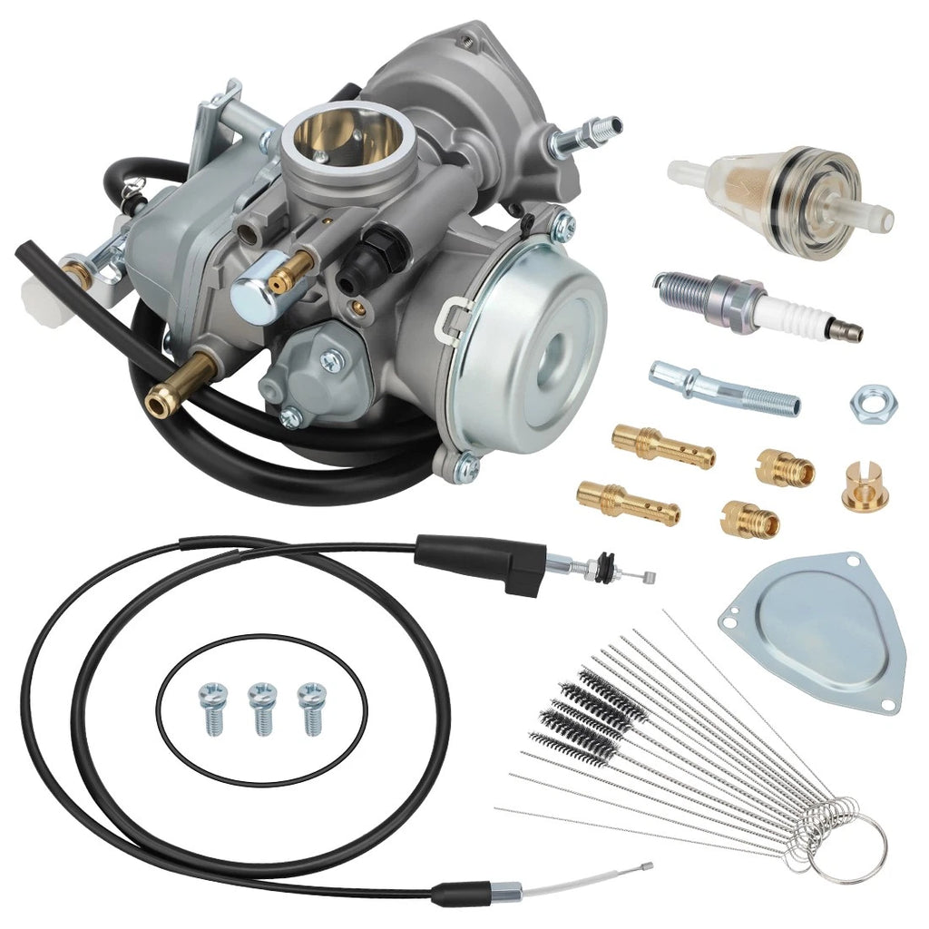 Carburetor, Throttle Cable & Fuel Filter for Suzuki Ozark 250 (2002–2007)