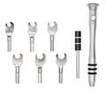 6-Piece Wrench Set for Compact Vehicles (4-7mm Metric Sizes)