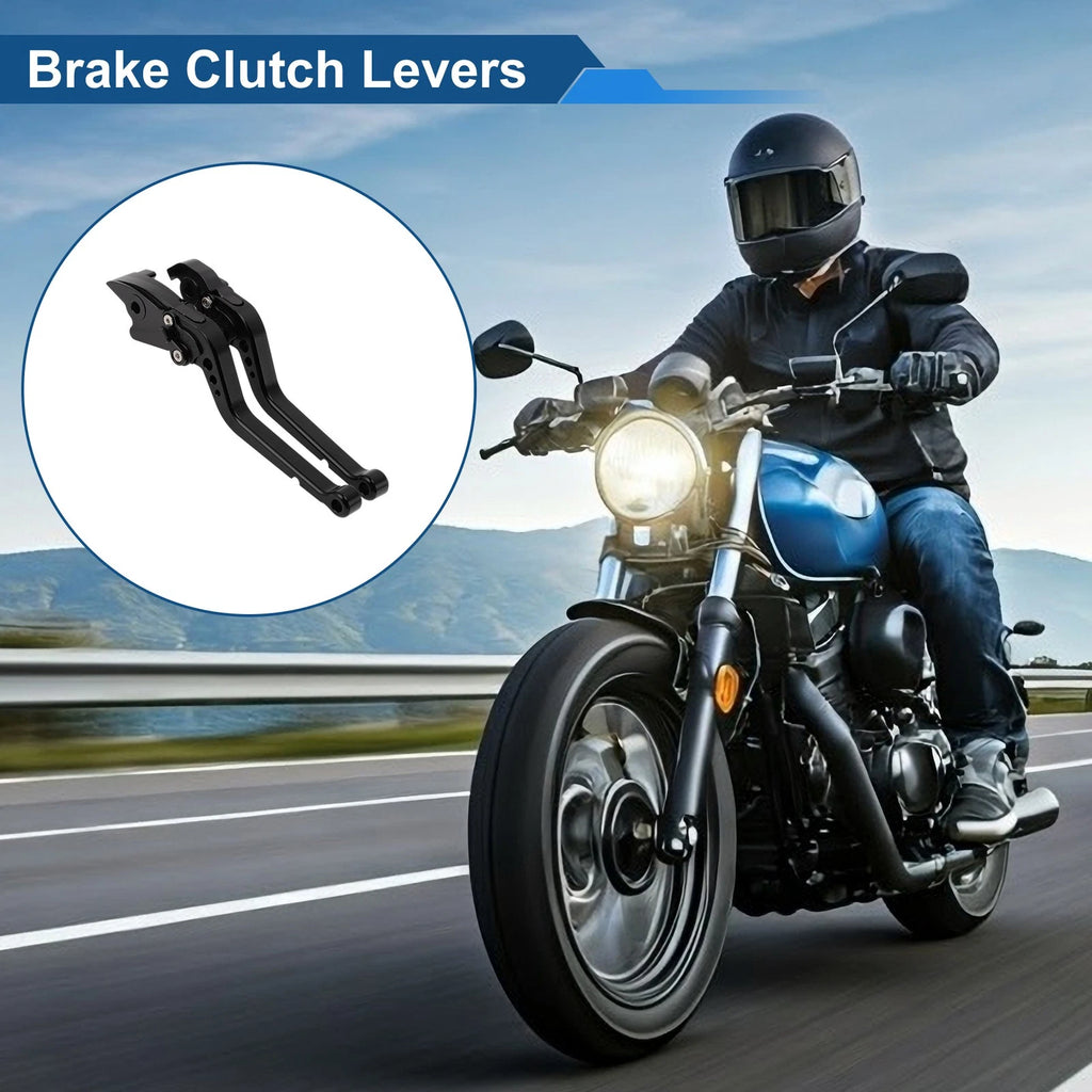 Adjustable Brake Clutch Levers for Honda RC51 (2000–2006) Black Pair