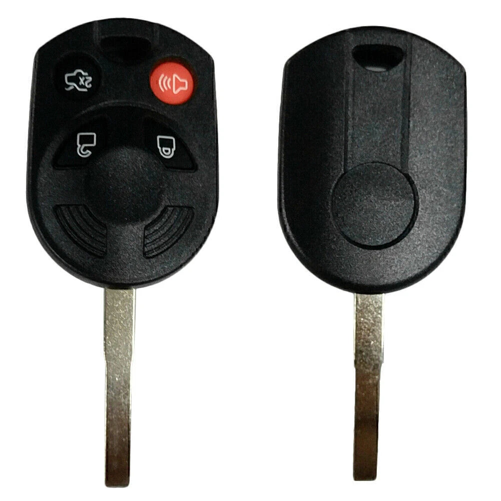 Car Remote Key Blank Shell 4 Button Fob Case for Ford Edge (2007–2012)