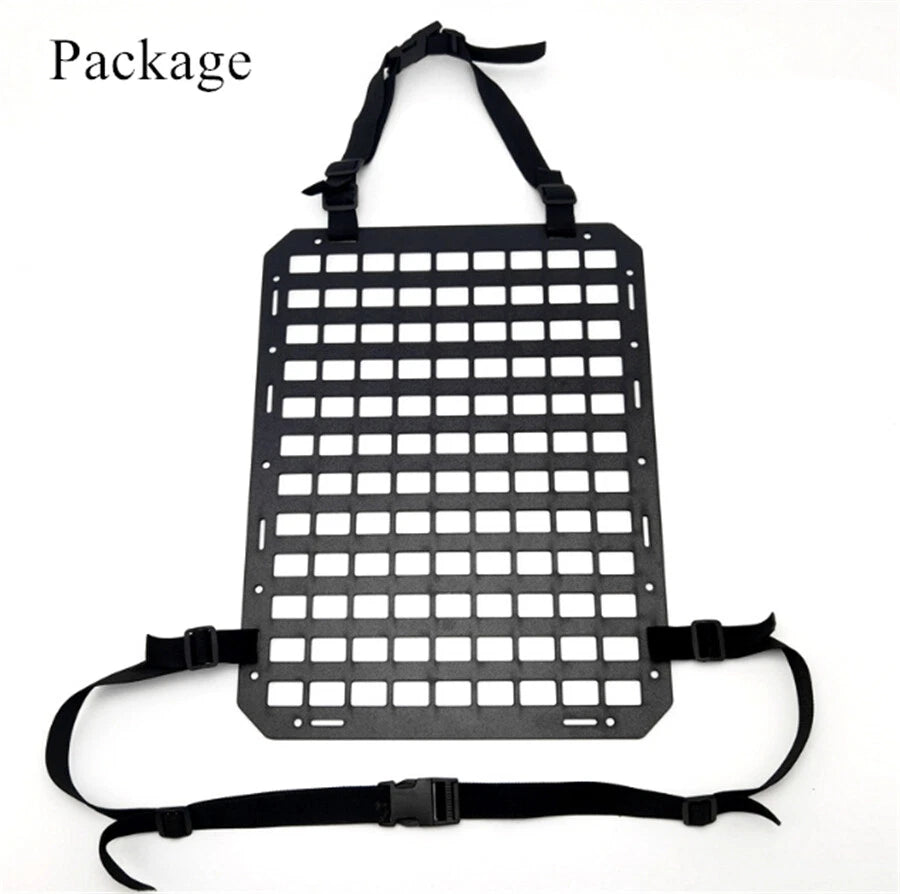 MOLLE Panel Car Seat Back Rack Storage Cover 13"x17" for Tactical Use