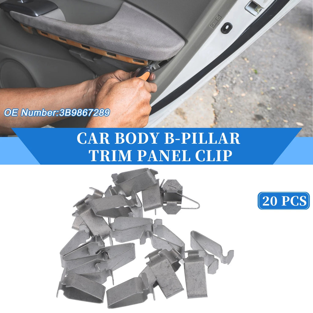 20 Pcs B-Pillar Trim Panel Clips Replacement for Volkswagen Passat (1998–2010)