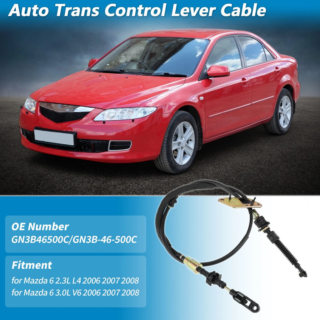 Auto Trans Gear Shifter Cable Replacement for Mazda 6 (2006–2008)