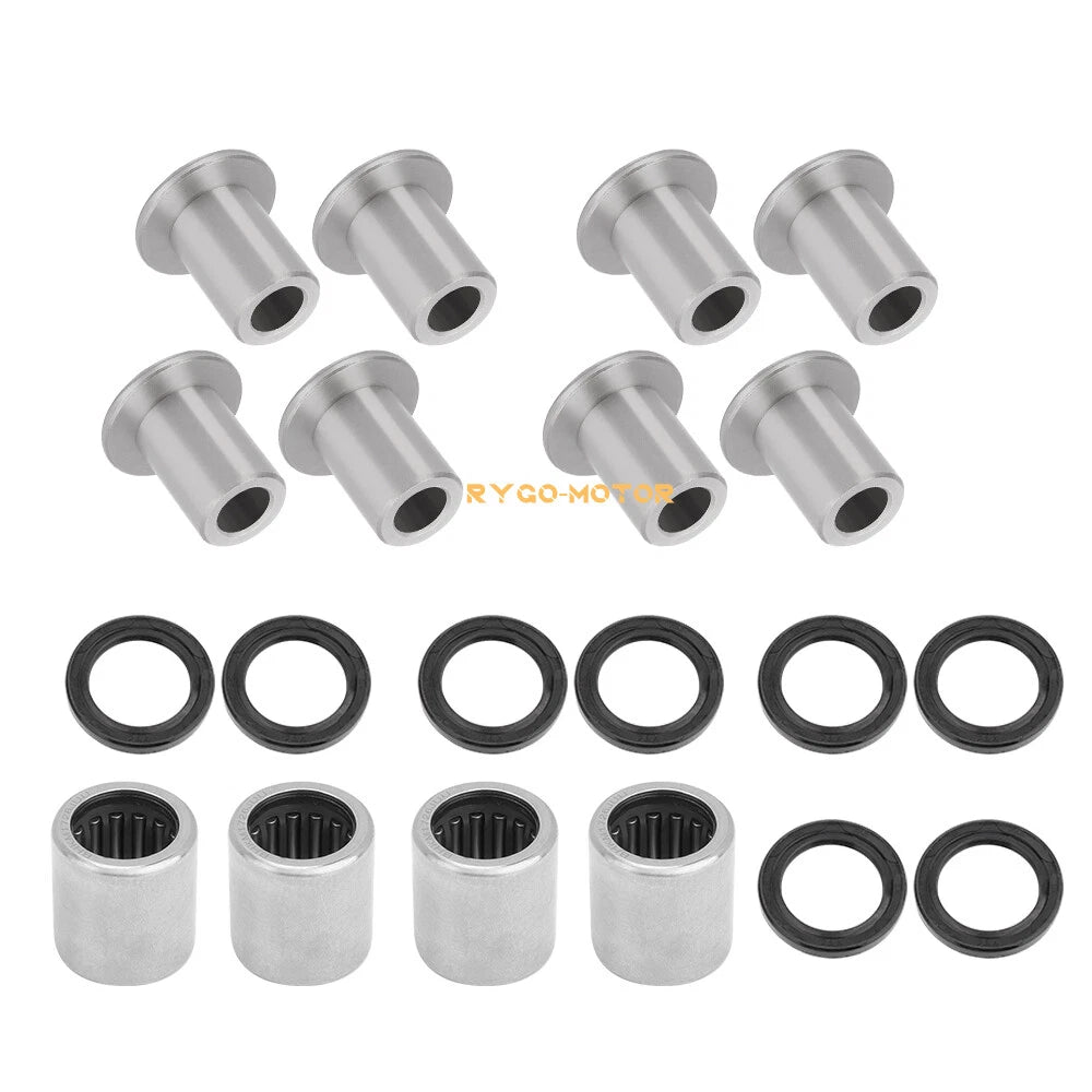 A Arm Bushing Bearing Shaft Kit for Suzuki LTZ400, Kawasaki KFX400, Arctic Cat 400