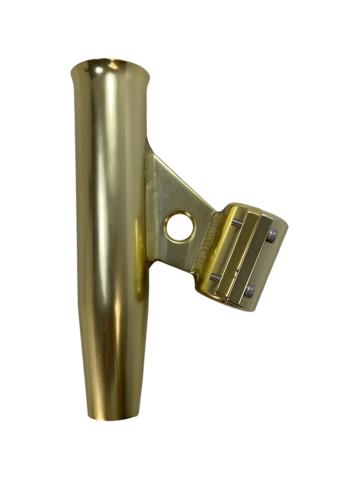 Tigress Gold Aluminum Rod Holder for 1 1/2" OD Pipe (Fixed Angled Mount)