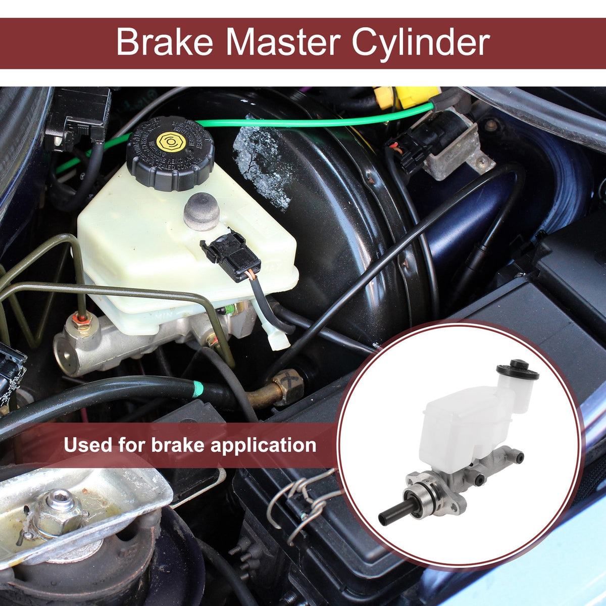 Brake Master Cylinder with Reservoir Replacement for Toyota Yaris (2007–2011)