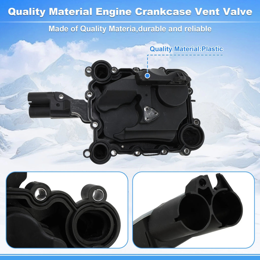 Oil Separator Crankcase Vent Valve OEM for Audi A6 (2009–2012)