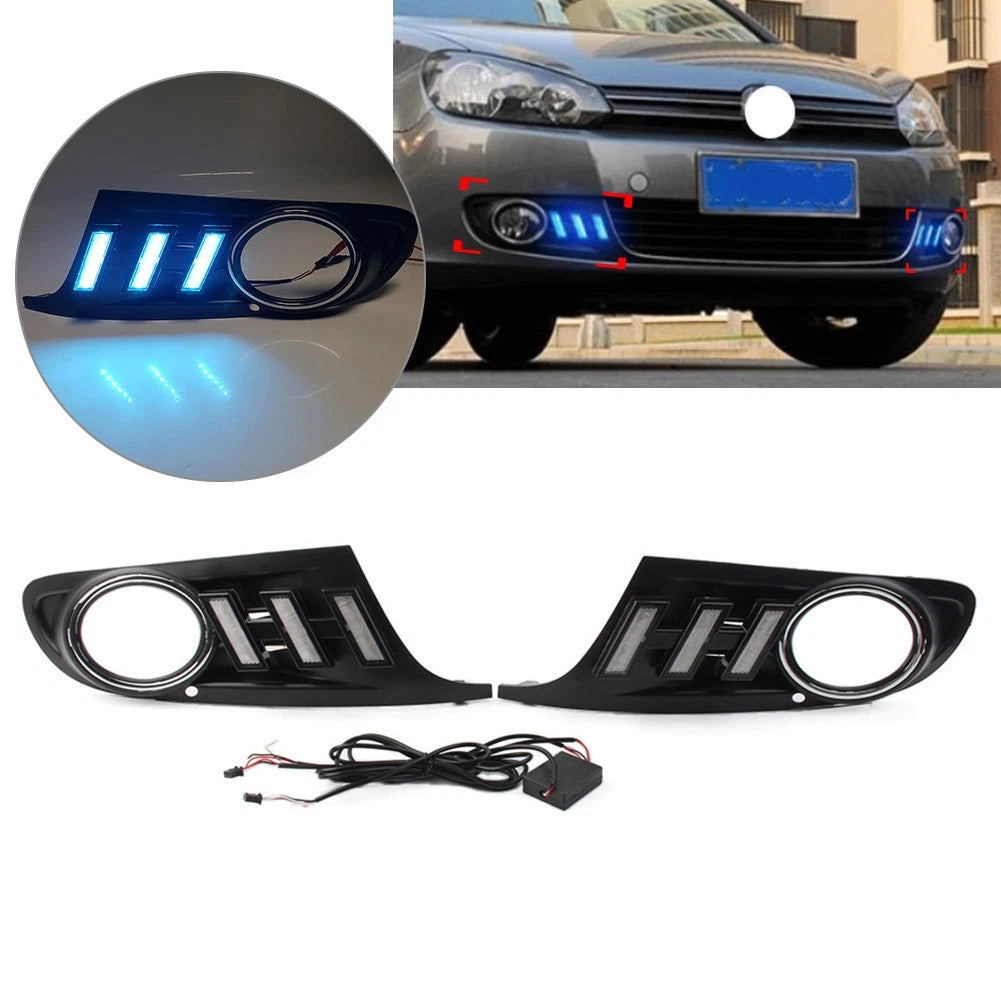 Fog Lamp Daytime Running Light DRL for Volkswagen Golf 6 (2009–2013)